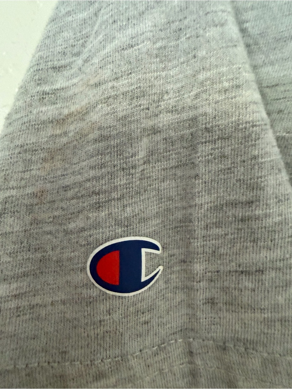 Champion Kids Boys Size 6 Gray Graphic Short Sleeve T-Shirt Crew Neck Heathered - Picture 7 of 9